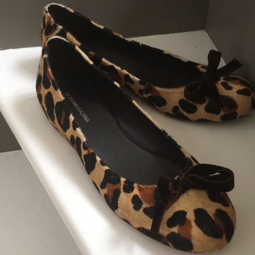 Women’s leopard ballet flat shoes